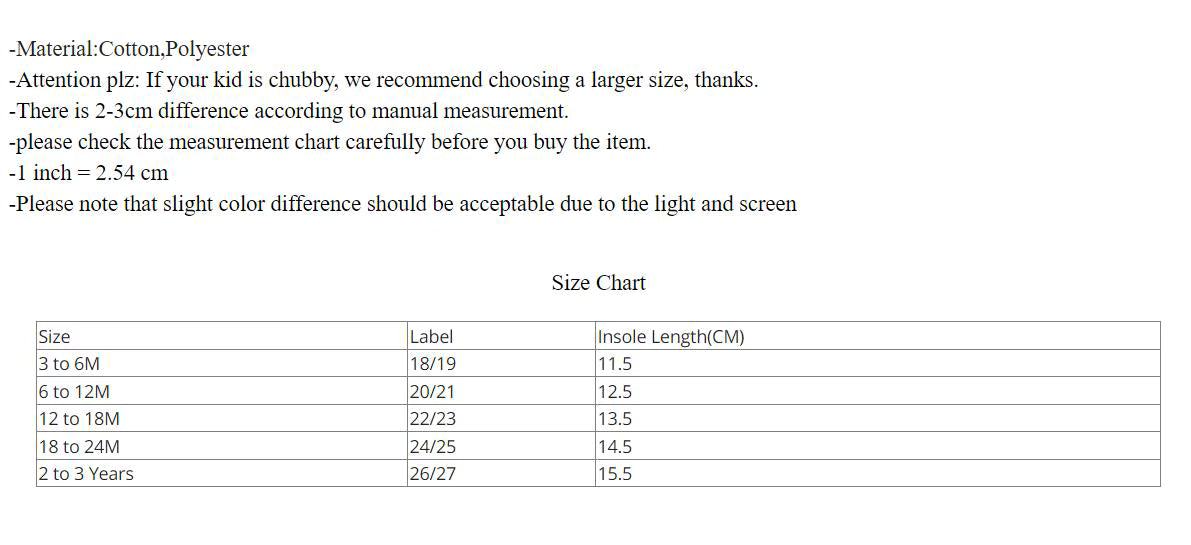 Combed Cotton Soft-Sole Infants' Shoes